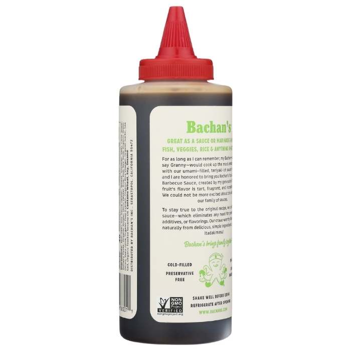 Bachan's - Japanese BBQ Yuzu Sauce, 17oz - back