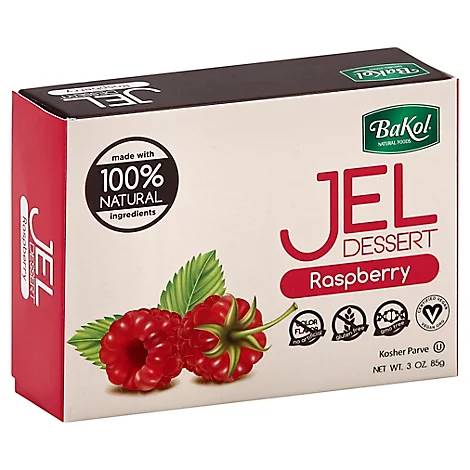 Bakol Jel Dessert Raspberry, 3 oz
 | Pack of 12 - PlantX US