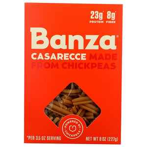 Banza Chickpea Pasta - Pasta Casarecce Chickpea, 8oz
