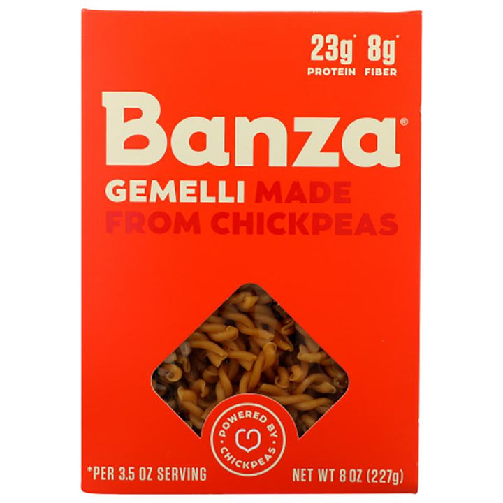 Banza Pasta Gemelli Chickpea, 8 oz