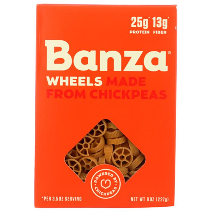 Banza Pasta Wheels Chickpea, 8 oz