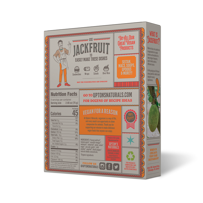 Upton's Naturals - Bar b Que Jackfruit