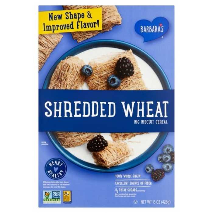 Barbara's - Shredded Wheat Big Biscuit Cereal, 15oz - Front