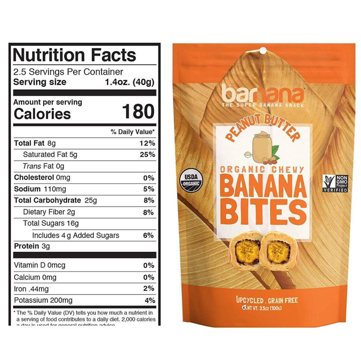 Barnana-Peanut Butter Banana Bites