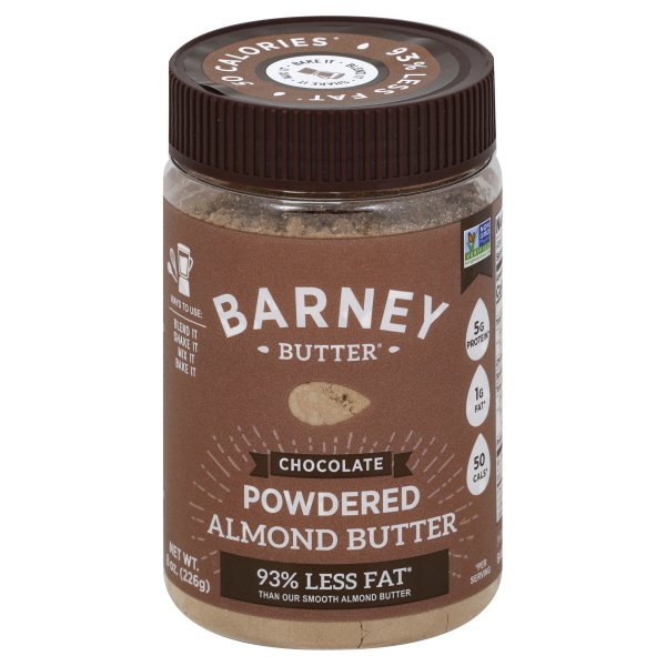 Barney Butter, Powdered Almond Butter, Chocolate, 8 oz Pack of 6