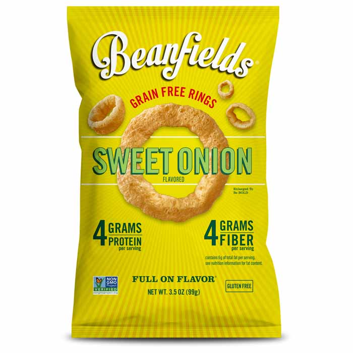 Beanfields - Grain Free Ring Snacks - Sweet Onion, 3.5oz