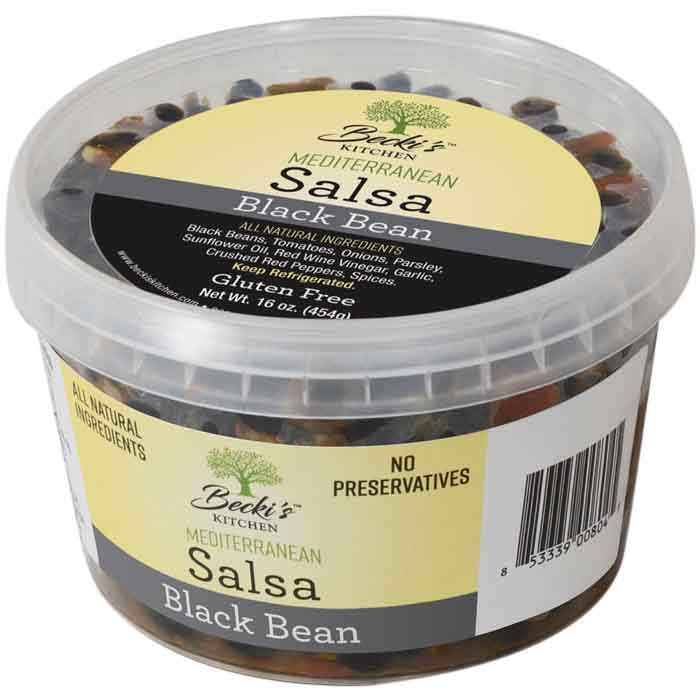 Beckis - Salsa Black Bean, 16oz