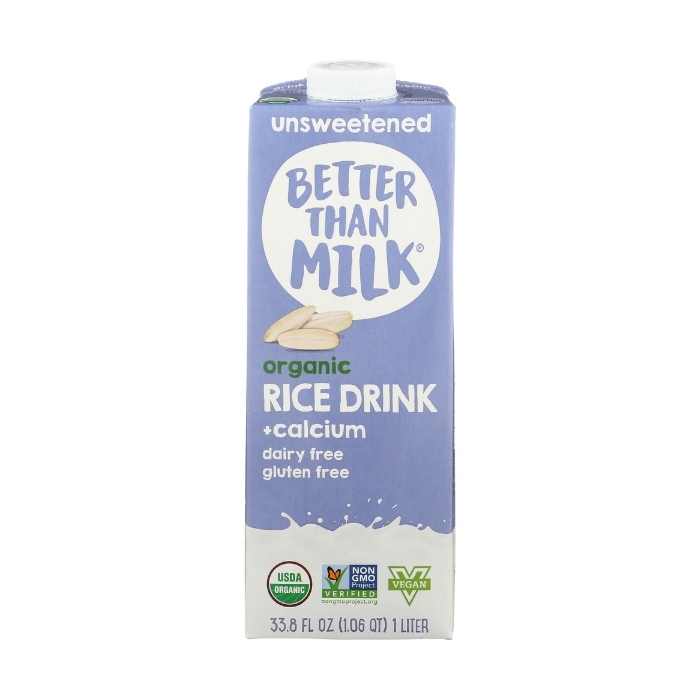 Better Than Milk - Organic Unsweetened Rice Drink + Calcium