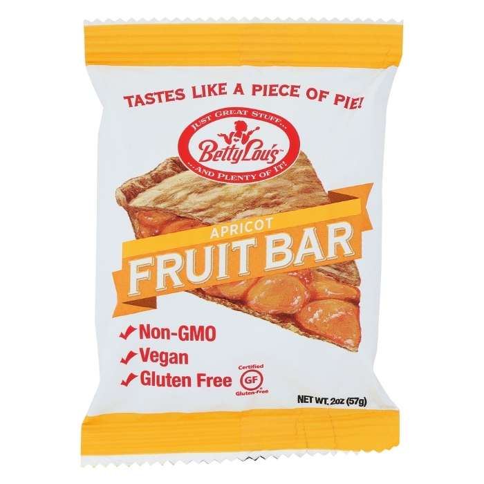 Betty Lou's - Gluten-Free Apricot Fruit Bars, 2oz - front
