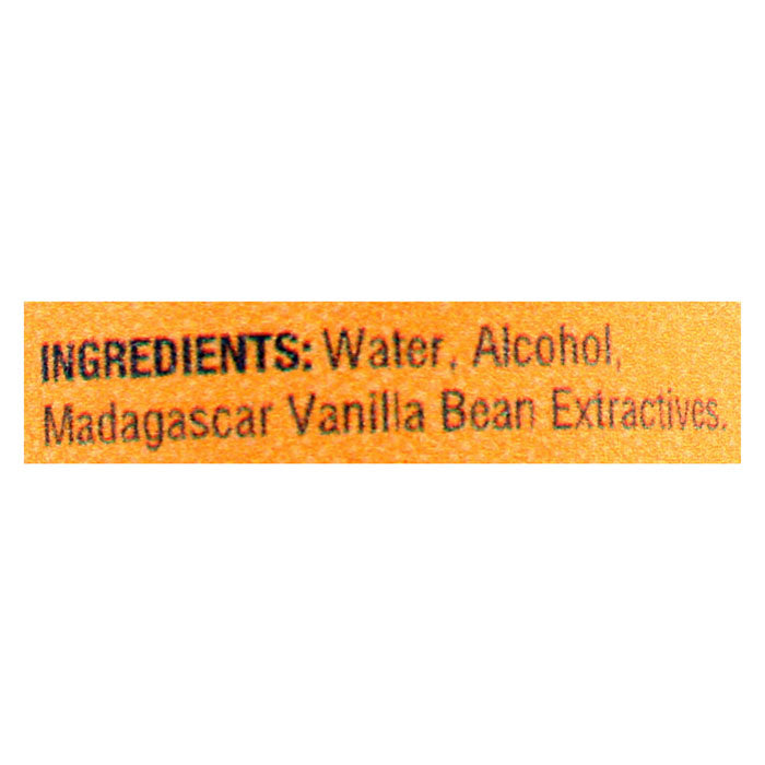 Beyond Good - Madagascar Pure Vanilla Extract, 2 oz - back