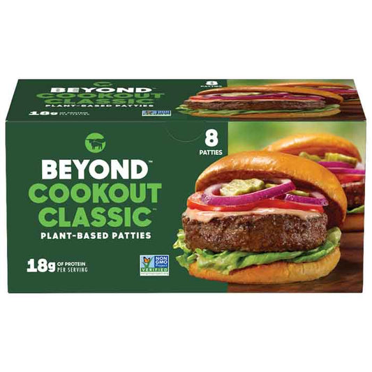 Beyond Meat - Plant Burger - Cookout, 2lb (Pack of 8)