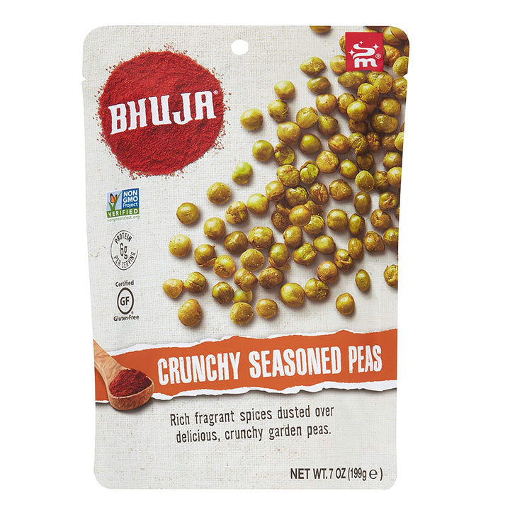 Bhuja Crunchy Seasoned Pea, 7 Ounce | Pack of 6 - PlantX US