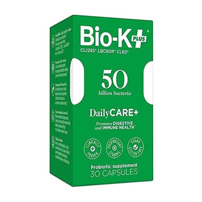 Bio-K Plus - Daily Care Plus Probiotic Supplement Capsules (50 Billion CFU)  - 30 Capsules