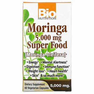 Bio Nutrition - Moringa Super Food 5000mg, 60 Capsules