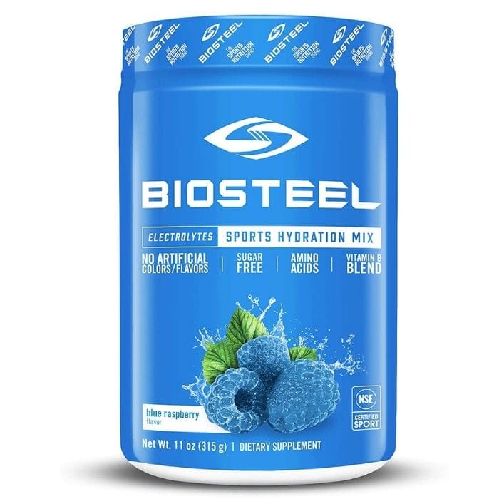 BioSteel - Sports Hydration Mix - Blue Raspberry 45 Servings - front