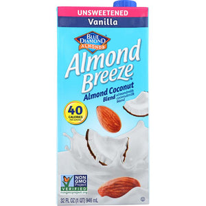 Blue Diamond - Unsweetened Vanilla Almond Milk, 32oz