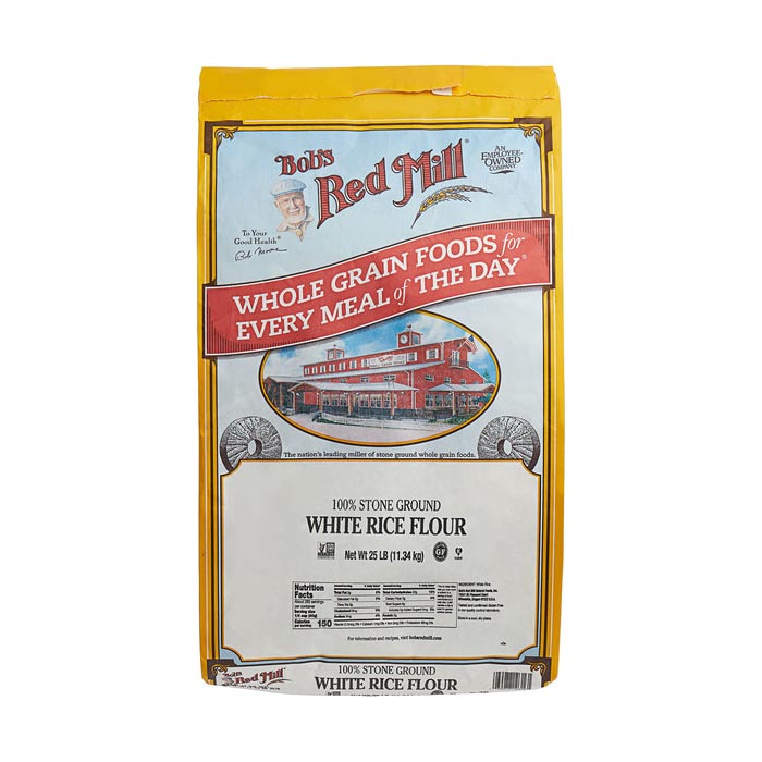 Bob's Red Mill - Gluten-Free White Rice Flour, 25lbs