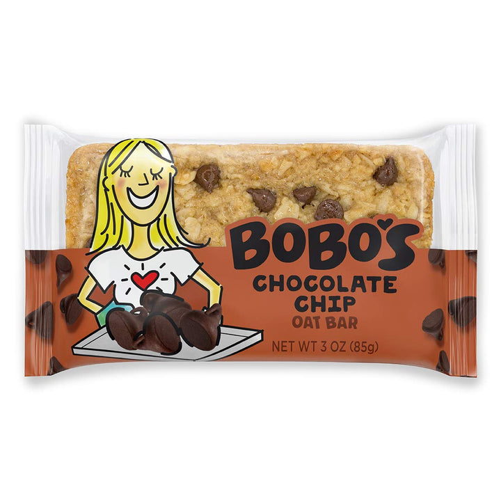 Bobo's Oat Bars Chocolate Chip - 3.0 Oz X 4 Pack | Pack of 6 - PlantX US