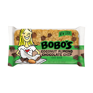 Bobo's Oat Bars, Coconut Almond Chocolate Chip, 3 Ounce
 | Pack of 12