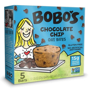 Bobo's Original With Chocolate Chips Bites - 6.5oz
 | Pack of 6
