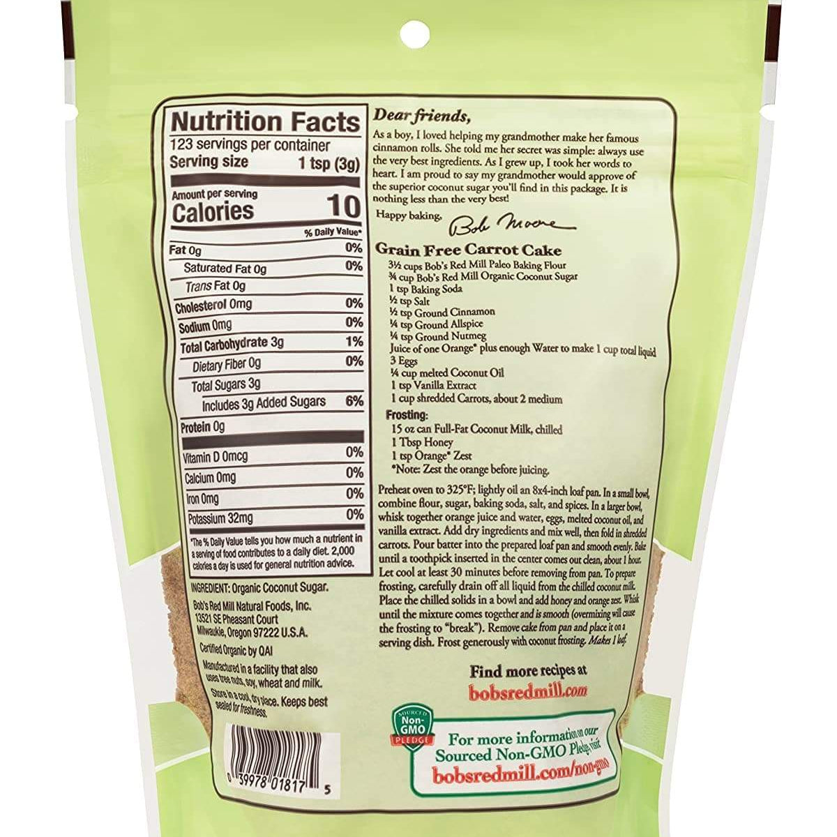 Bobs Red Mill-Coconut Sugar