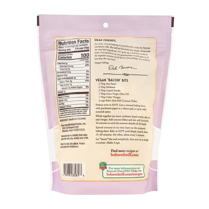 39978025784 - bobs red mill unsweetened coconut shreds back