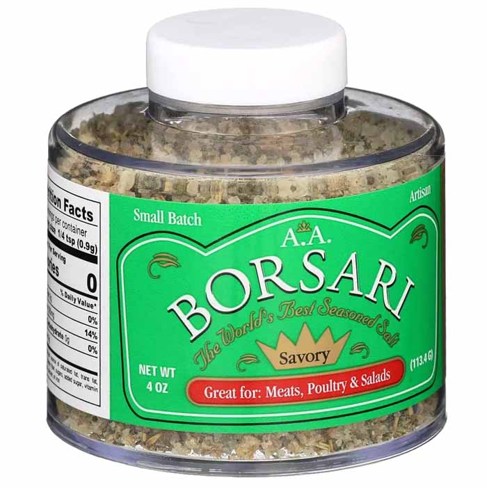 Borsari - Seasoning Salt - Savory, 4oz