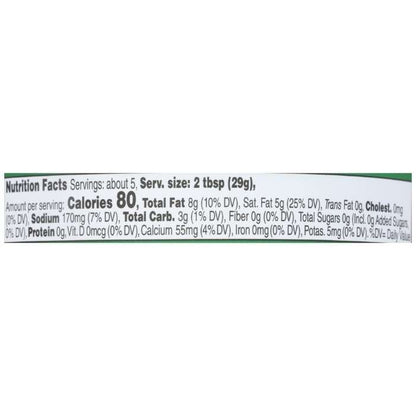 Boursin - Dairy-Free Garlic & Herbs Cheese Spread , 6oz - nutrition facts