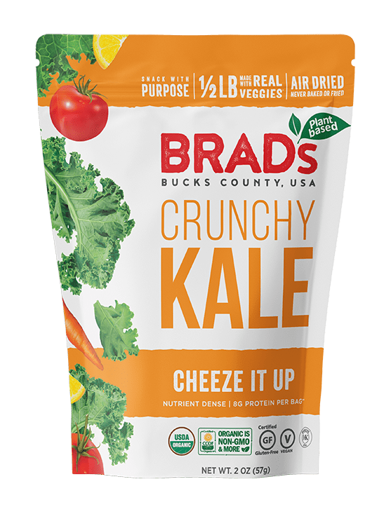 Brad'S Plant-Based Foods, Crunchy Kale, 2 Oz
 | Pack of 12 - PlantX US