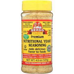Bragg - Nutritional Yeast Salt Free Seasoning, 4.5oz