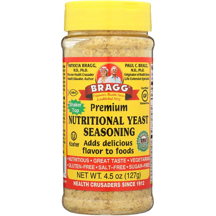 Bragg Nutritional Yeast Salt Free Seasoning, 4.5 oz