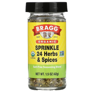 Bragg - Organic Sprinkle Seasoning (24 Herbs and Spices), 1.5oz