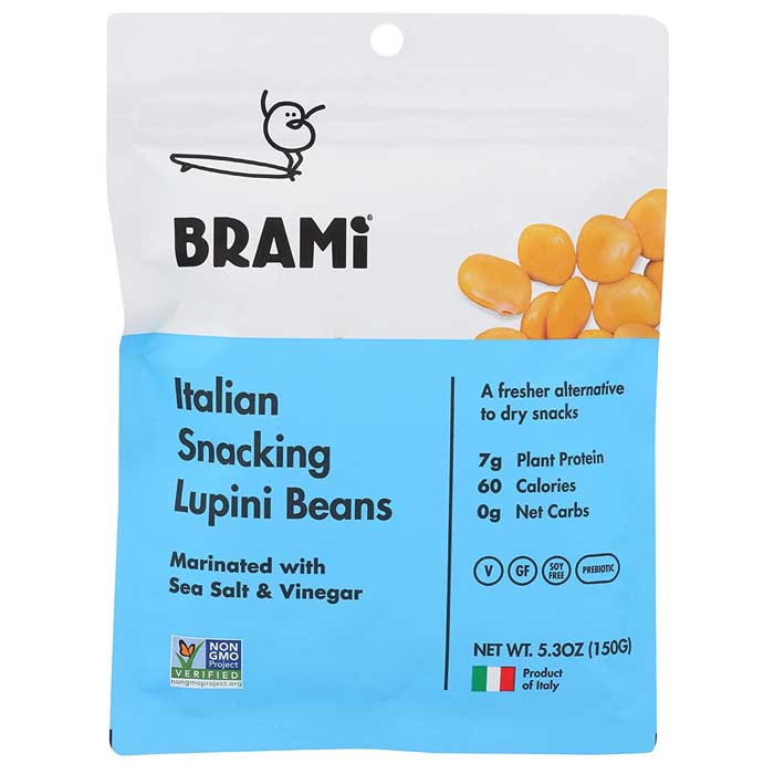 Brami - Italian Snacking Lupini Beans - Sea Salt, 5.3oz