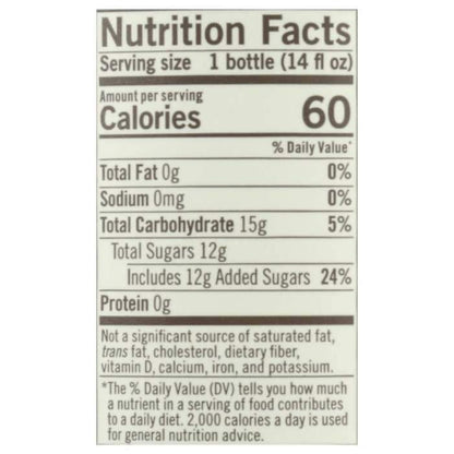 Brew Dr. Kombucha - Organic Kombucha - Clear Mind, 14oz - back