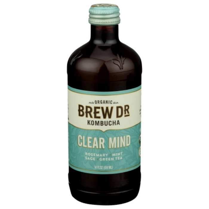 Brew Dr. Kombucha - Organic Kombucha - Clear Mind, 14oz
