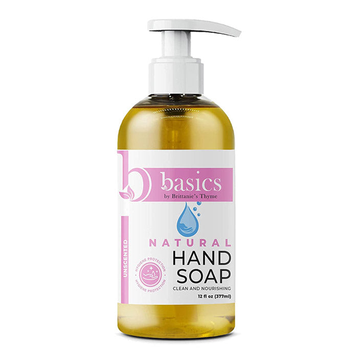 Britannie's Thyme - Natural Hand Soap - Unscented, 12 fl oz