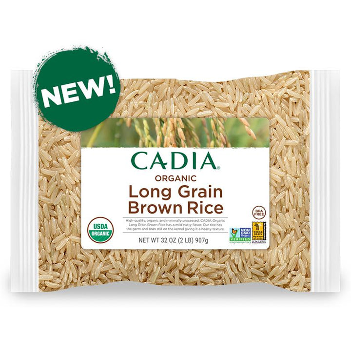 Cadia Rice - Brown Long Grain, 32 oz
