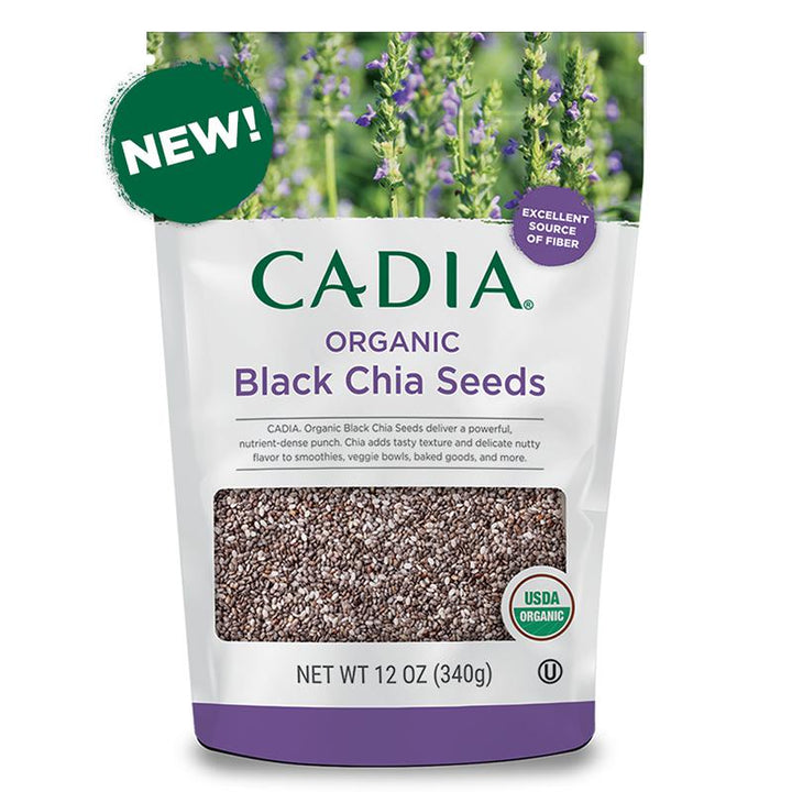 Cadia Chia Seeds Black, 12 oz