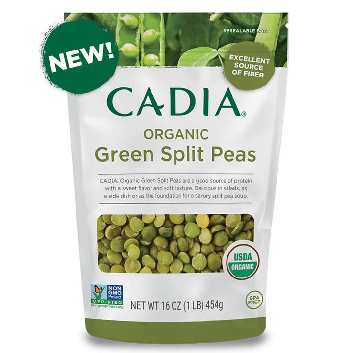Cadia Split Peas Green, 16 oz