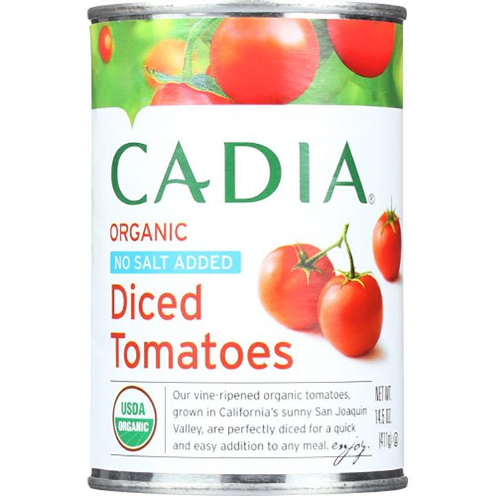 Cadia Tomatoes Diced No Salt Added, 14.5 oz _ pack of 3