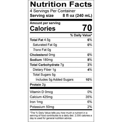 852909003770 - califia barista almond milk nutrition