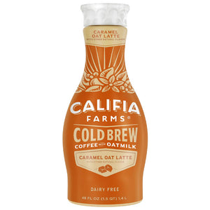 Califia Farms - Cold Brew Coffee - Caramel Oat Latte, 48 fl oz