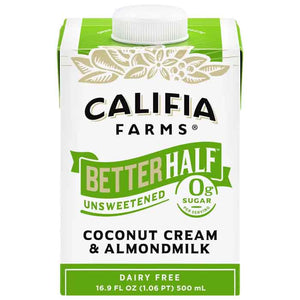 Califia Farms - Creamer Better Half Unsweetened, 16.9oz | Pack of 6