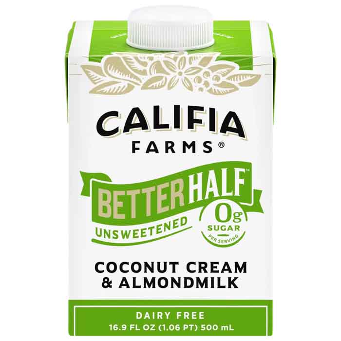 Califia - Creamer Better Half Unsweetened, 16.9oz