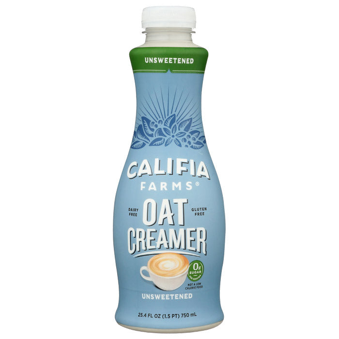 Califia Farms Oat Milk Creamer Unsweetened, 25.4 fl oz