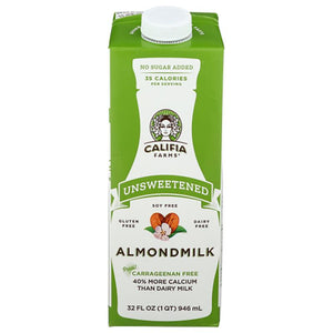 Califia Farms - Unsweetened Almond Milk, 32oz