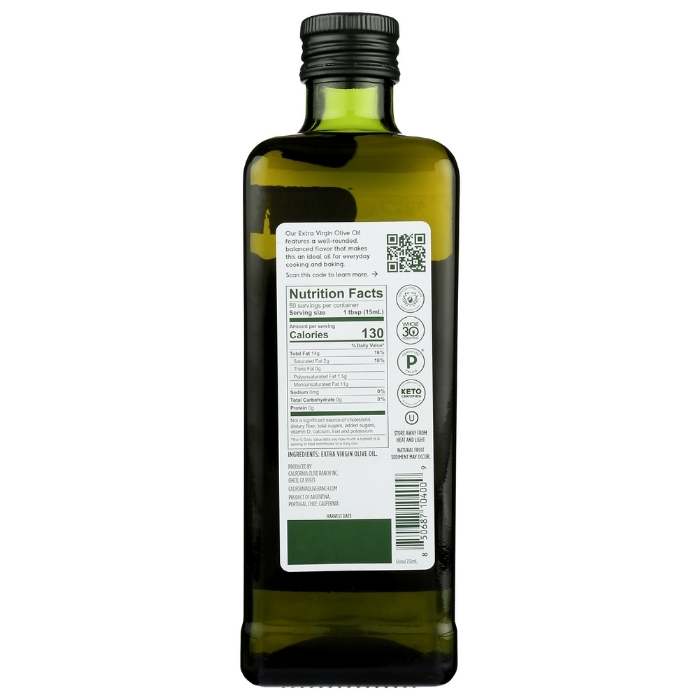 California Olive Ranch - Global Blend Extra Virgin Olive Oil - back
