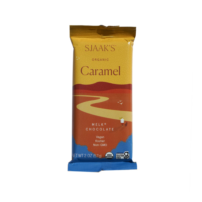 Sjaak's - Caramel Melk Chocolate Bar, 2oz
