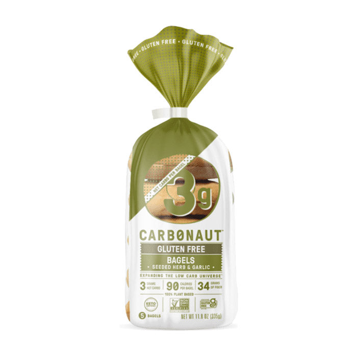 Carbonaut - Gluten-Free Bagels - Herb & Garlic, 11.8oz