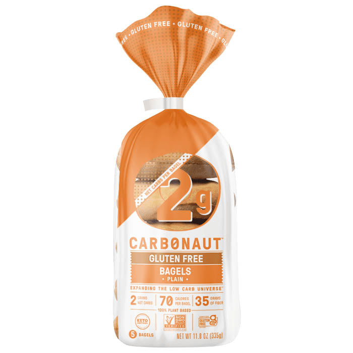 Carbonaut - Gluten-Free Bagels - Plain, 11.8oz